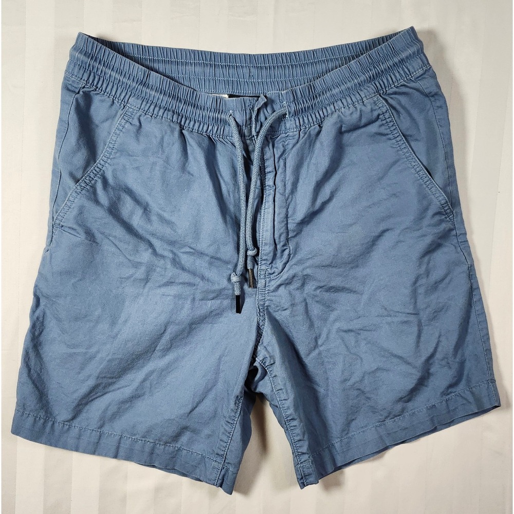 Patagonia Mens Lightweight Hemp Organic Cotton Shorts Blue Grey Size S 6" Inseam